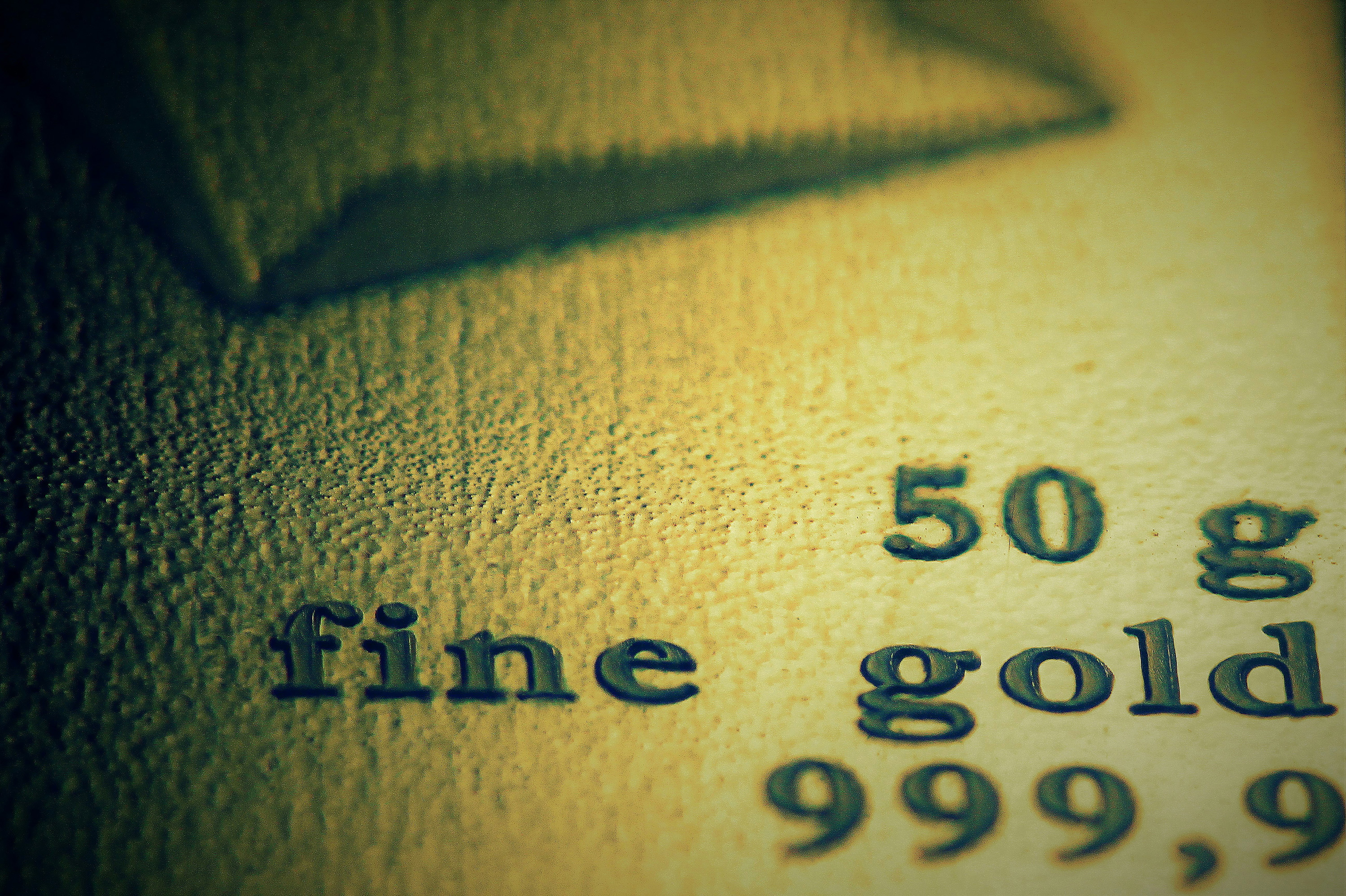 Detalle de moneda de oro Centenario
